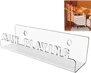 Record Wall Display - Record Holder Shelf | Now Playing Record Stand, Record Player Stand, Heavy Duty Music Collection Organizer, Wall Decor Bookshelf Clear Wall Shelf for Kitchen