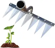 Garden Dethatcher Rake | Gardening Heavy Duty Dethatching Rake,Versatile Dethatching Rake with Teeth, Lawn Sowing Rake for Farming Planting Flowers