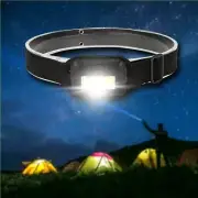 New COB+LED Headlamp Headlight Torch Flashlight Work Light Head Band Lamp USN