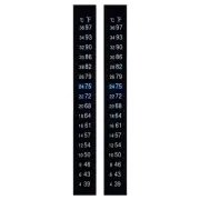 Aquarium Thermometer Sticker, 2Pcs Fish Tank Thermometer Stick On Betta Fish ...