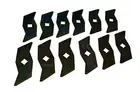 12 x scarifier blades for AL-KO 36 VE, 360 VE, 38 VB, 380 VE, Comfort Euromat