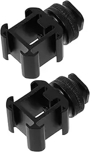 GAROZATION Multi-use Hot Shoe Base for Camera Aluminum Alloy Universal Mount for Flash Lighting
