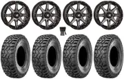 High Lifter HL10 14" Wheels Sm 27" Ridge Saw 2.0 Tires Polaris RZR Turbo S / RS1