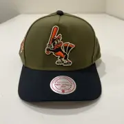MENS MITCHELL & NESS BALTIMORE ORIOLES ANNIVERSARY PRO PINCH SNAPBACK HAT