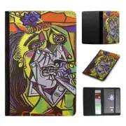 PASSPORT ITINERARY ORGANIZER|PABLO PICASSO - WEEPING WOMAN ART PAINT