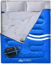 Double Sleeping Bag for Adults - 2 Person Cold Weather(3-4 Seasons) Camping B...