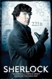 SHERLOCK ~ SENTIMENT IS A CHEMICAL DEFECT 24x36 TV POSTER Benedict Cumberbatch