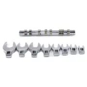 3/8Inch Drive Metric Crowfoot Wrench Set 10mm 11mm 13mm 14mm 16mm 18mm 19mm 22mm