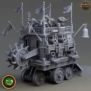 The Blood Plow from Hell | DnD Miniatures | Tabletop Gaming Miniature |