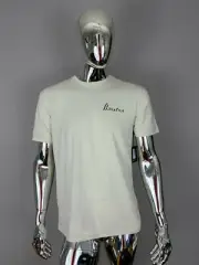 Men's BRIXTON Beige Adult Casual Outdoors Graphic T-Shirt Size Medium