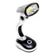 12LED Light Bulb Desk Lamp AA Battery Powered Table for Study Reading Folding