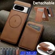 For Google Pixel 9 Pro XL 8 7 8A 7A Case Detachable Leather Magnet Wallet Cover