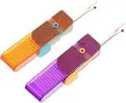 CIMAXIC 2pcs Portable Seam Ripper Ergonomic Stitch Remover Tool for Sewing Crafted with Needle for Needlework and DIY Crafting Projects Comfortable Grip