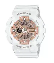 Baby G Digital & Analogue Watch White Series BA110X-7A1 / BA-110X-7A1