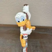 Vintage Disney Donald Duck “No Swimming” Pencil & Pencil Topper Applause Taiwan