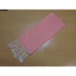 【全新久置】珊瑚粉 尼泊爾喀什米爾羊絨手工圍巾 披肩 WATER SHAWL PASHMINA