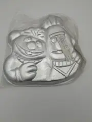 Vintage Wilton Bert and Ernie Aluminum Cake Tray 1971-1979 New w/ Instructions