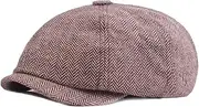 [Generic] Men’S Hat Classic Octagonal Cap Outdoor Newsboy Golf Driving Hats
