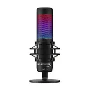 HyperX QuadCast S RGB USB Condenser Microphone with Shock Mount for Gami
