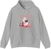 [X.Style] Ghost Book Girl Just a Girl who Loves Halloween and Books ds010 Hoodie Grey S