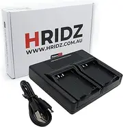 Hridz LCD Dual Charger for Hridz NP-BX1 Battery & for Sony Cyber-Shot DSC-RX100,DSC-RX100 II,DSC-RX100M II,DSC-RX100 III,DSC-RX100 IV,DSC-RX100 V/VII,ZV-1, NPBX1, BX1 Batteries