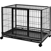 Heavy Duty Stackable Pet Kennel with Tray (91 cm)