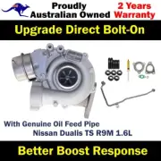 Upgrade Billet Turbo Charger+Oil Feed Pipe For Nissan Dualis TS R9M 1.6L (for: Nissan)