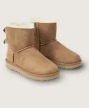 Ugg Mini Bailey Bow Boot II Size 7 New In Box Brown