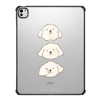iPad Pro 13-inch (M4) iPad Impact Case White Day by drawingmary