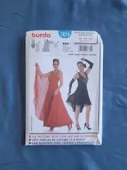 Burda 7879 Fitted Dress with flare Sz 10-20 UNCUT Sewing Pattern