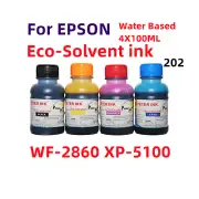 Eco solvent ink bottles for WF2860 XP5100 T202 202 cartridge