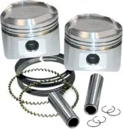 S&S CYCLE - 92-2026 - Replacement Pistons with Rings for HD Softail Springer FXS
