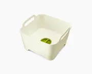 Wash&Drain™ Washing-up Bowl - White-Green | Joseph Joseph AU