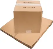 SEWACC 5pcs Boxes Carton Packaging Box Brown Boxes Cardboard Boxes Storage Boxes Small Boxes Packing Boxes Square Corrugated Boxes Book Moving Boxes Square Shipping Boxes Wrap Boxes Paper