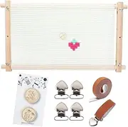 1/2 Stiitching Scroll Frame - Tapestry Scroll Frame, Embroidery Tapestry Frame | Beech Wood Photo Hangers Kit, Needlepoint Stretcher Frame, Stiitch Tapestry Frame for Embroidery Handwork