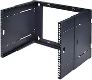 StarTech.com 2-Post 6U Wall Mounted Rack, Adjustable Depth up to 16in, for 19-inch Server/Data/Networking Equipment, Max 88lb