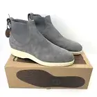 RM WILLIAMS Marc Newson Grey Suede Leather Cream Yard Boot 365 12 G 13 US $445