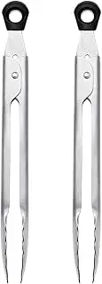 OXO Good Grips 2-Piece Stainless Steel Mini Tong Set, 18 cm