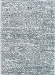 Posy Inca 01A in Blue Wool Rug
