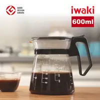 在飛比找PChome24h購物優惠-【iwaki】新款滴漏式玻璃咖啡壺 600ml(黑)