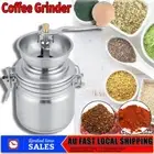 AU Manual Coffee Grinder Portable Hand Mill 22mm Stainless Steel Burr Grinding