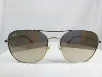 在飛比找Yahoo!奇摩拍賣優惠-『逢甲眼鏡』Ray Ban雷朋 全新正品 太陽眼鏡 金色細框