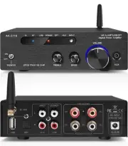Beffkkip Amplifier Home Audio,Stereo Receiver Bluetooth 5.3 Power amp 100W x2