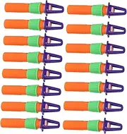 Homoyoyo 15pcs Crayon Sharpener Multi-Functional Oil Painting Stick Caps Crayon Holder for Extended Use for Art Projects and Boys and Girls Crafts