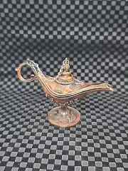Aladdin Genie Lamp Alloy Incense Burner Ornate Decoration