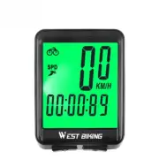 Bicycle Wireless Computer Odometer With Backlight Speedometer LED Rate Stopwatch