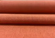 3.875 yds Kvadrat Canvas 566 Pink & Gold Woven Wool Upholstery Fabric