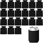 Armastuse 25 Pcs Blank Beer Can Cooler Sleeves, Soft Insulated Beer Can Cooler Sleeves,for Soda, Beer & Water Bottles