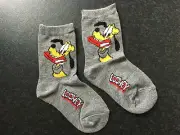 BNWT Boys Age 3 to 5 Years Cotton/Spandex Goofy Print Crew Style Socks
