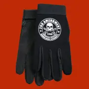 HOMELAND SECURITY 2ND AMENDMENT SKULL MECHANIC GLOVES